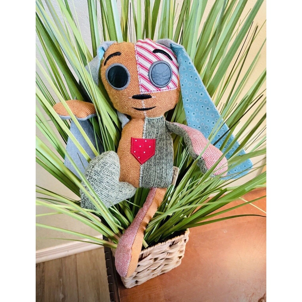 Handmade Lost Ollie Doll Plush toy with bell eye patch Star in pocket Sp… - Picture 7 of 7